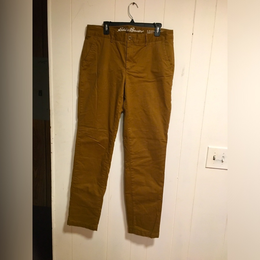 Women’s Eddie Bauer Khaki Lined Pants 12T NWOT